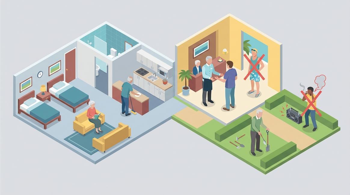 dorm-living-rules-workplace-dress-code-prohibited-workplace-practices